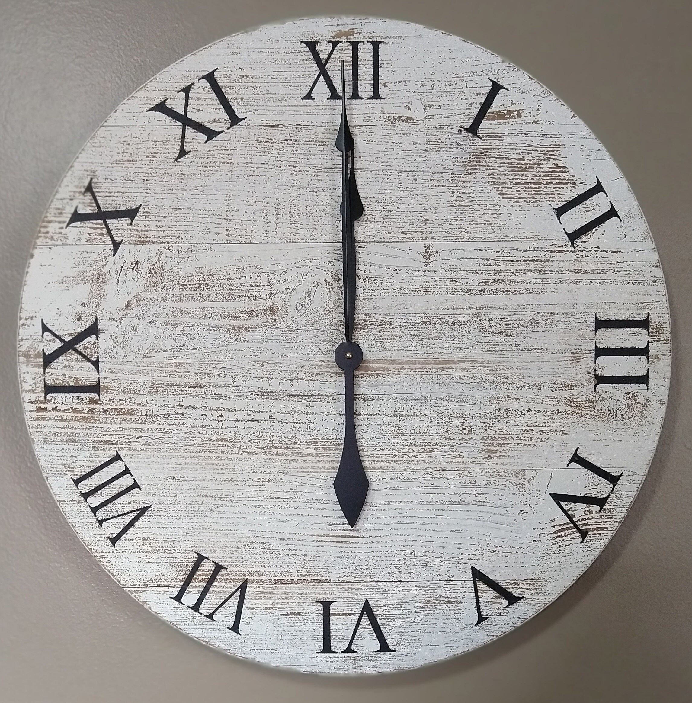 Farmhouse / Country Clock 24 Diameter Etsy