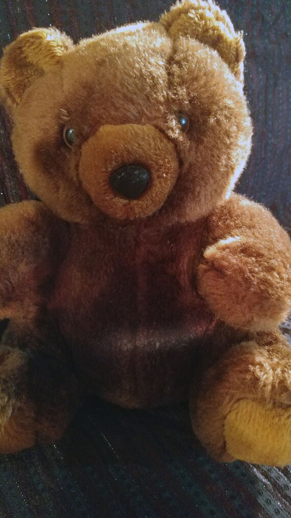 teddy bear with zipper compartment