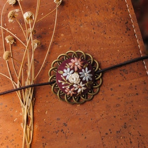Embroidered Planner Charm for Journaling, Personalized Journal Accessory