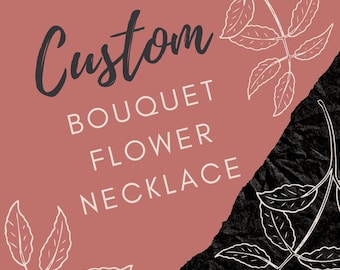 Custom Embroidered Birth Month Necklace