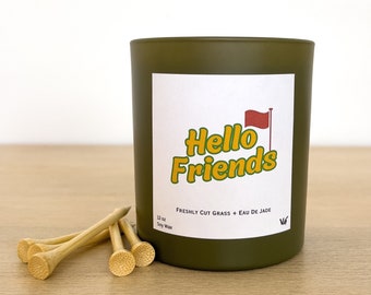 Masters Golf Party Decor Masters Golf Candle Hello Friends Masters Golf Gift Augusta National Golf Party Decor Golf Gift For Men