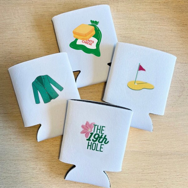 Golf Koozie Etsy
