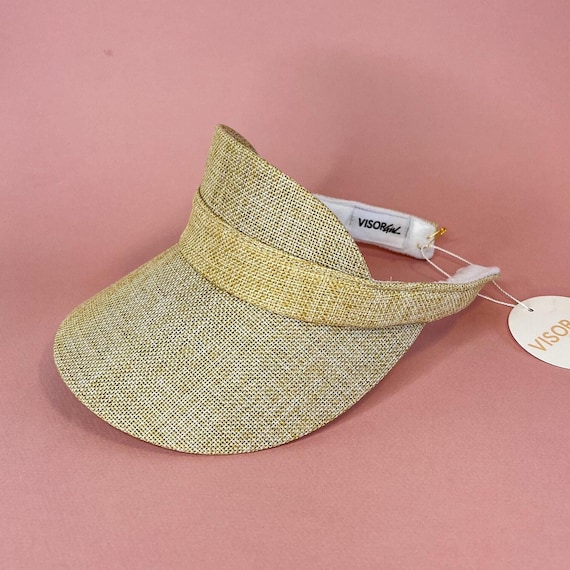 Woven Beige Sun Visor Hat MK MATT KEELY Women main image 4