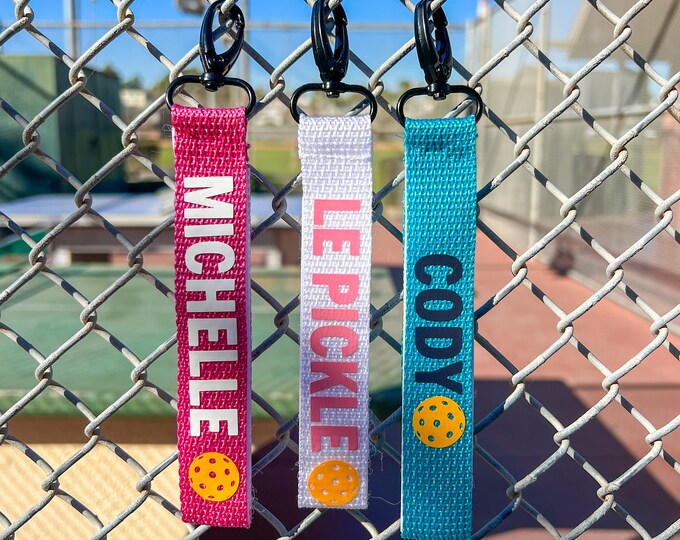 NEW Personalized Pickleball Bag Hook Custom Bag Hanger Pickleball
