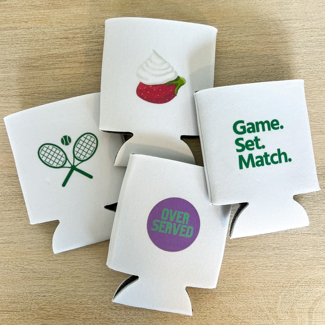 Wimbledon Tennis Koozie Drink Cooler the Championships Etsy