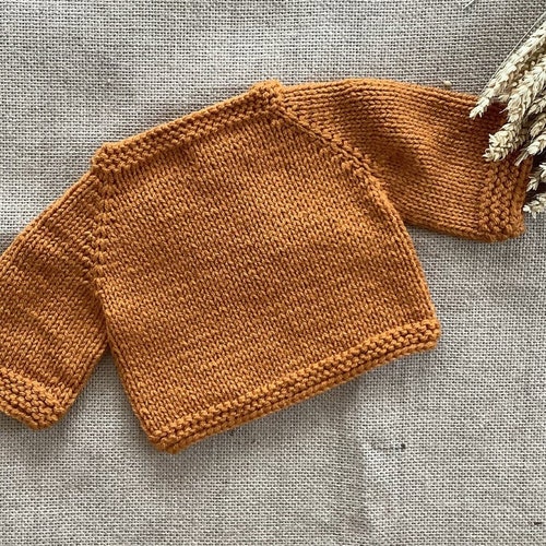 Snow Sweater PDF Knitting Pattern 0-24 