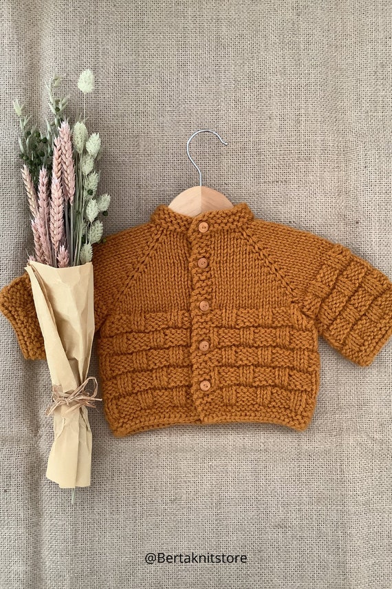 Lilly Cardigan Baby Knitting PDF Pattern