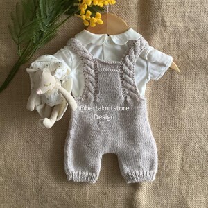 Robin Overalls and Dress Knitting Pattern Set | Baby Knitting Patterns ...