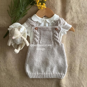 Breipatroon Robin-jurk | Breipatroon babyjurk | 0-24 maanden | Alleen in het Engels