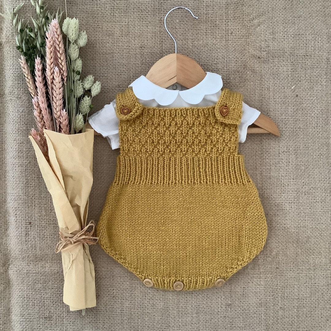 Pineapple Cardigan and Romper PDF Knitting Pattern Baby - Etsy