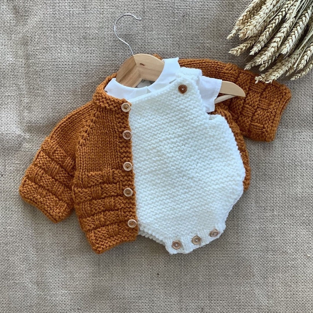 Buy Baby Cardigan and Romper Knitting Pattern Baby Knitting Patterns  0-24 Months in English Only Online in India