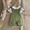 Robin Overalls Knitting Pattern | Baby Overalls Knitting Pattern | Baby Dungarees Knitting Pattern | Only in English | 0-24 months |