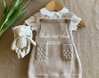 Pineapple Dress Knitting Pattern | Original Knitwear Design | 0-24 Months | in English only