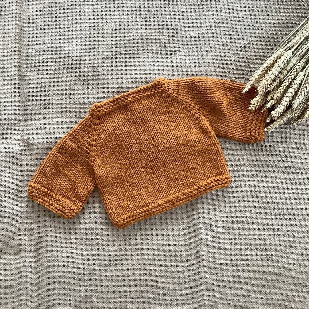 Snow Sweater PDF Knitting Pattern 0-24 