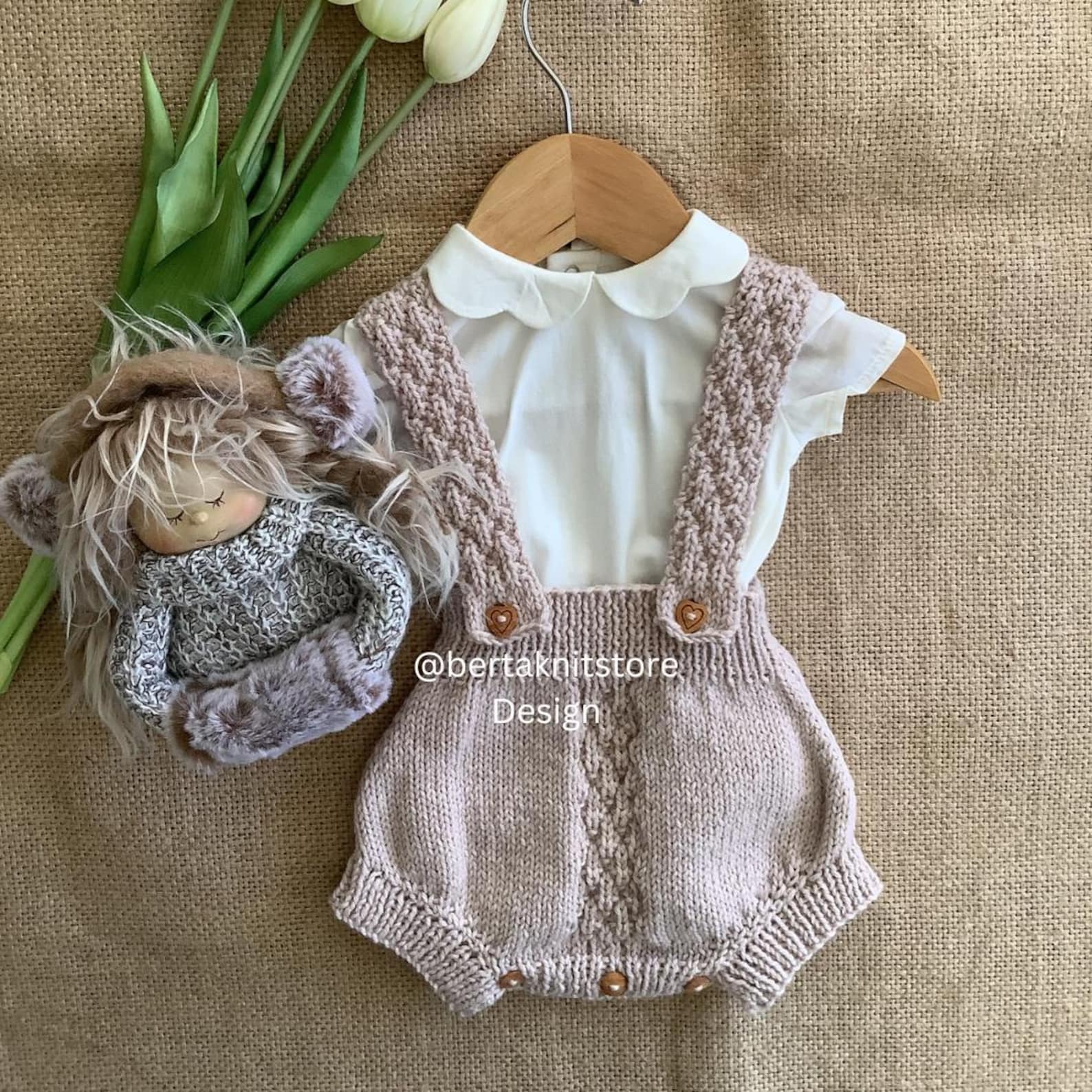 Baby Bloomers Knitting Pattern | Knit Overalls | 0-24 Months | PDF ...