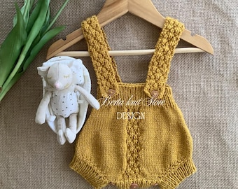 Pineapple Bloomers Knitting Pattern | Original Knitwear  Design | 0-24 Months | Downloadable PDF  | In English only