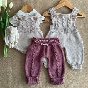 Lisbon Collection | Romper, Jumpsuit & Pants  Knitting Patterns | In English only | 0-24 months | Downloadable PDF