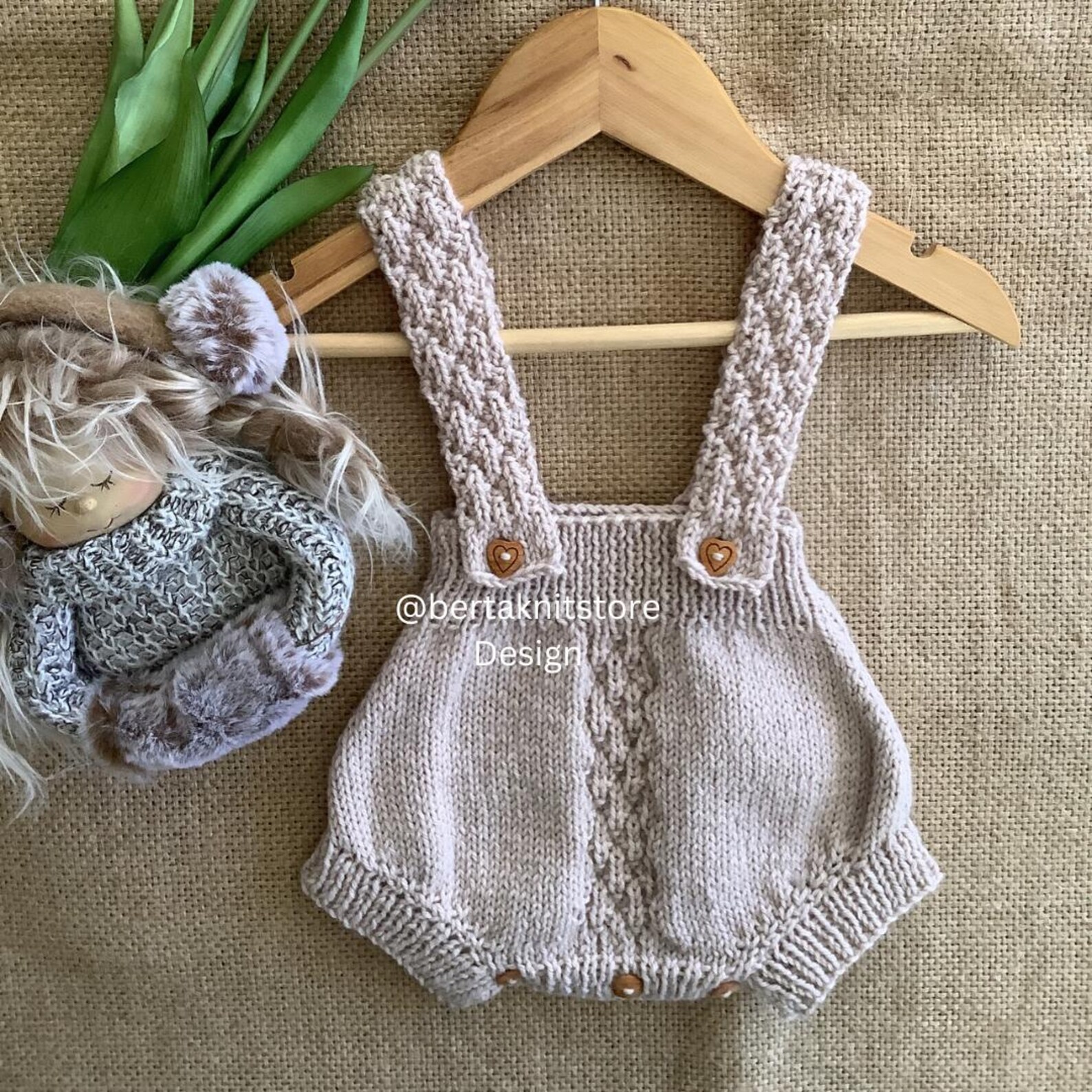 Baby Bloomers Knitting Pattern | Knit Overalls | 0-24 Months | PDF ...