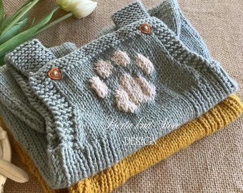 Tillie Jumpsuit Knitting Pattern | Original Knitwear Design | 0-24 months | in English only