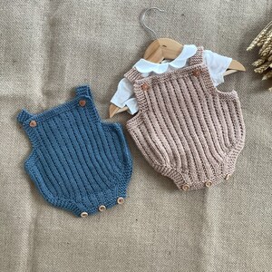 Golden Romper Knitting Pattern | Baby Romper Knitting Pattern | 0-24 ...