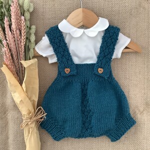 Baby Bloomers Knitting Pattern | Knit Overalls | 0-24 Months | PDF ...
