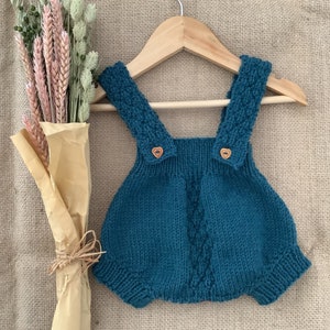 Baby Bloomers Knitting Pattern | Knit Overalls | 0-24 Months | PDF ...