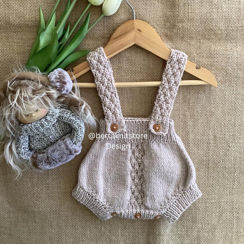 Baby Bloomers Knitting Pattern | Knit Overalls | 0-24 Months | PDF ...