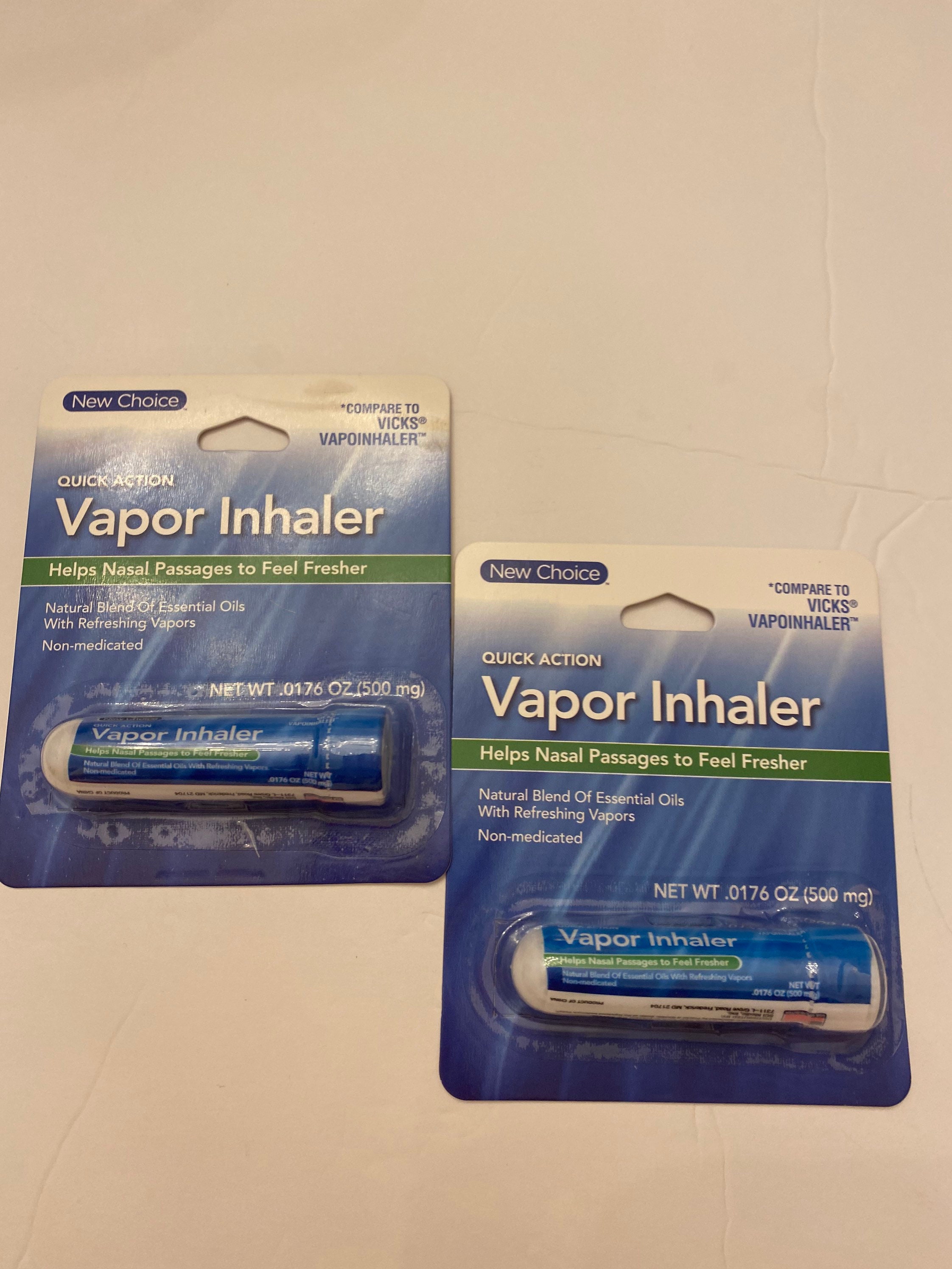 Quick Action Vapor Inhaler Compare To Vicks Vapor Inhaler Lot Etsy