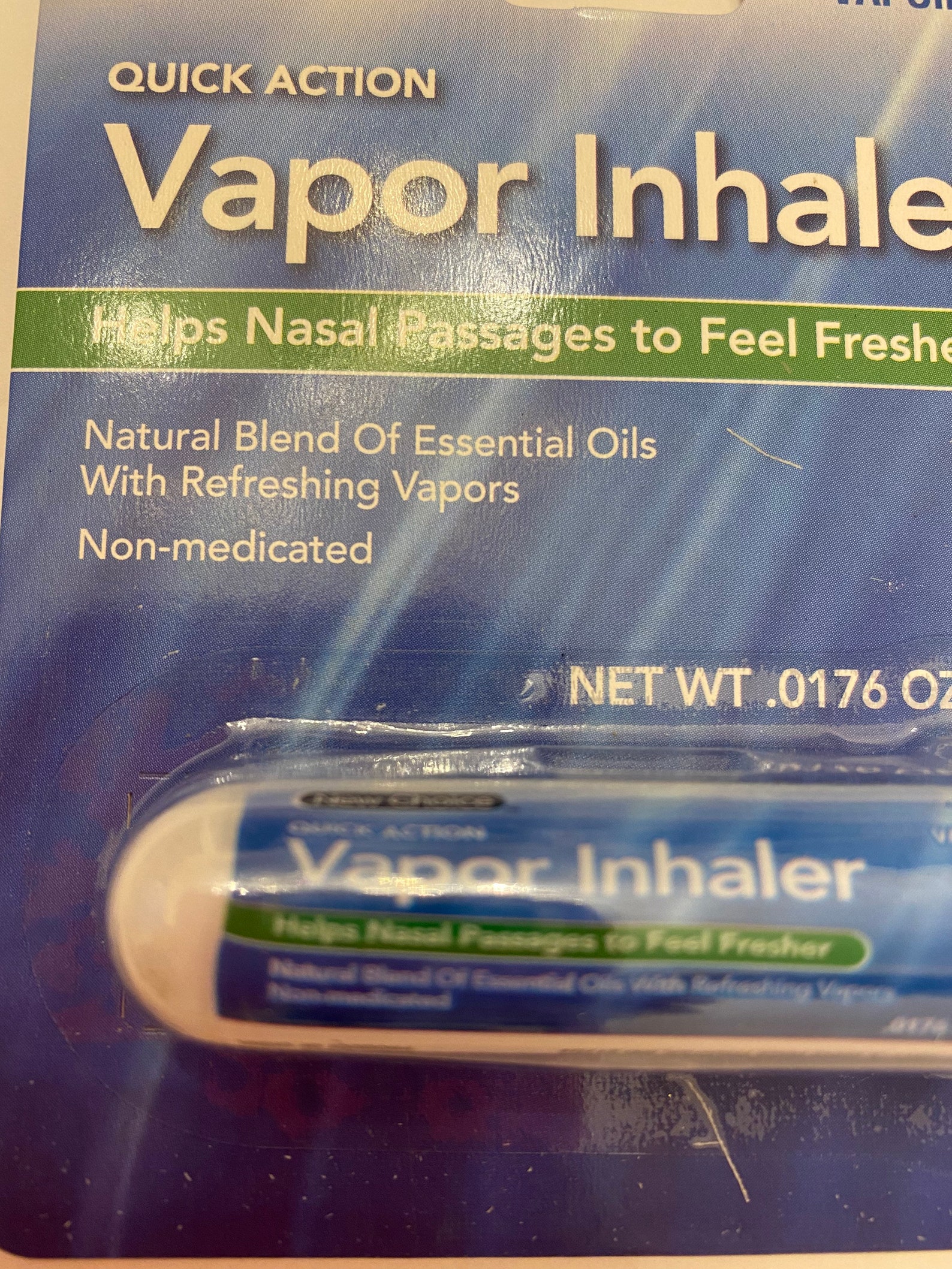 Quick Action Vapor Inhaler Compare To Vicks Vapor Inhaler Lot Etsy