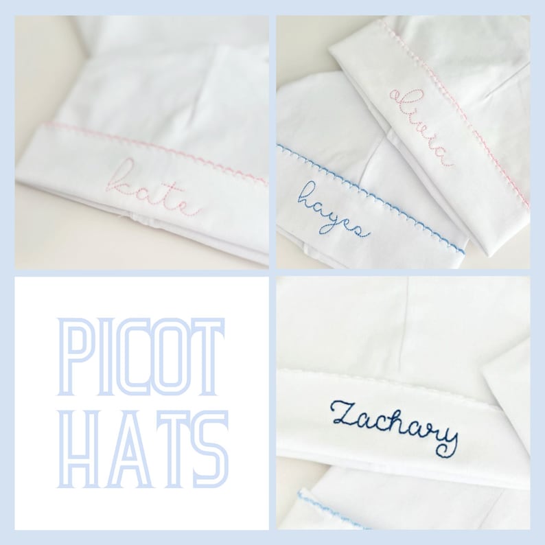 Picot Baby Hat image 1