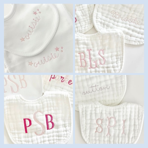 Girls Baby Bib