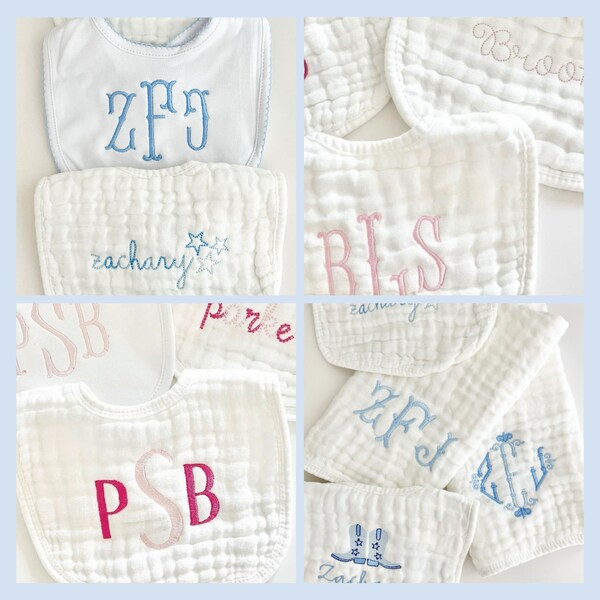 Monogram Baby Gift Etsy