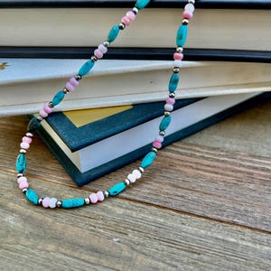 The PETAL • Sterling Silver Beaded Necklace • Western Necklace for Women
