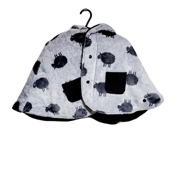 Baby Chenille Fleece Cape