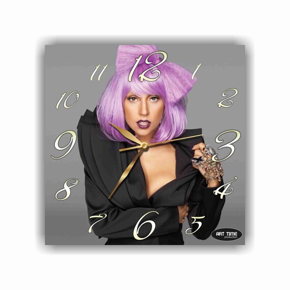 LADY GAGA FRAMED CD ART CLOCK//Exclusive Design Born This Way