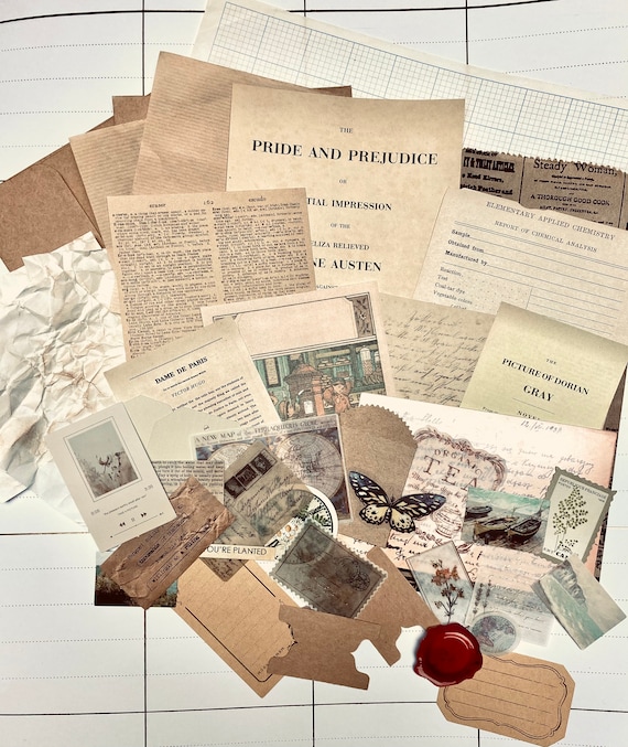 Dark Academica Penpal Kit over 40 items // Stationary, Penpal, Snail mail