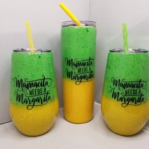 Mamacita needs a margarita Tumbler W/ or without Faux ice lid – Countrybabe  Creations