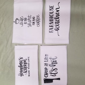 Flour sack towels