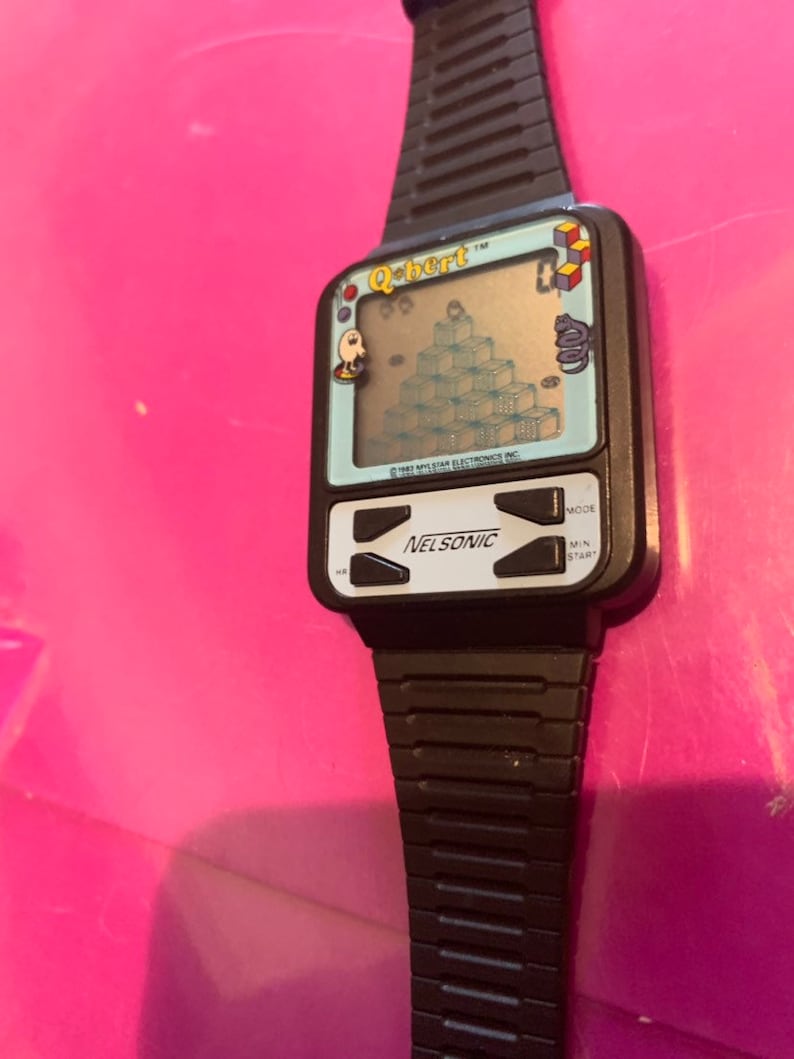 Mint unused Qbert Nelsonic Nintendo game watch. | Etsy