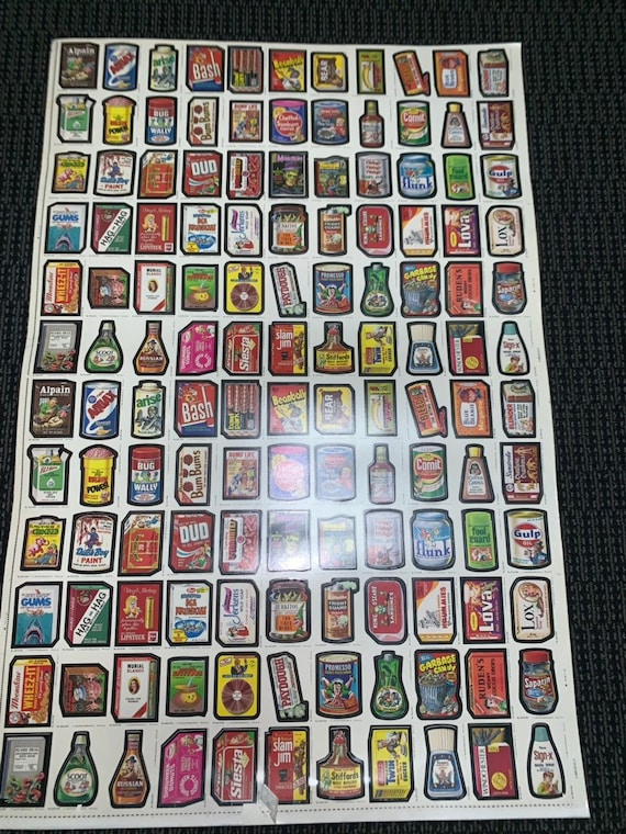 Topps Wacky Packages 1979 Mint Uncut Sheet 132 Stickers 2 Complete Sets Topps Wacky Packages 1979 Mint Uncut Sheet 132 Stickers 2 Complete Sets