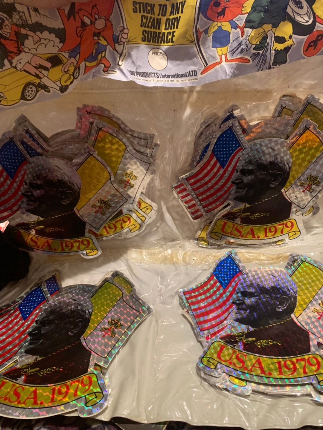 Pope Ld18 Sticker Store Display With 80 Pope John Paul Stickers From His 1979 Visit to ...