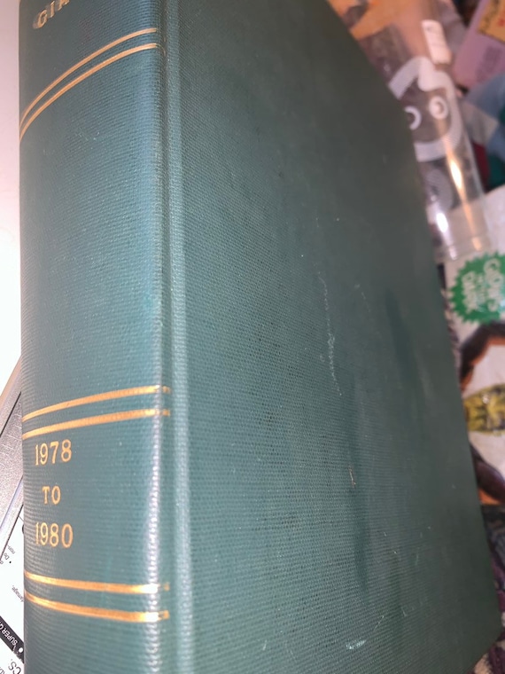 CRACKED (like MAD) Magazine file copy hard bound book of 10 GIANT issues from 1978-1980  from offices of Cracked Magazine