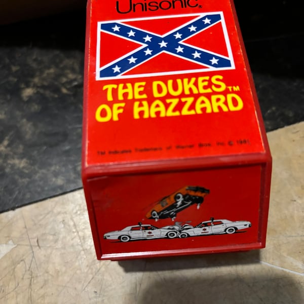 Reloj LCD metálico de los Dukes of Hazzard. Impecable, en caja, con batería nueva y funcionando desde los años 90.