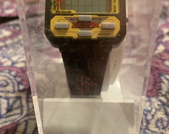 Rare black Zelda Nintendo Nelsonic Game  watch Mint in  box Unused, working
