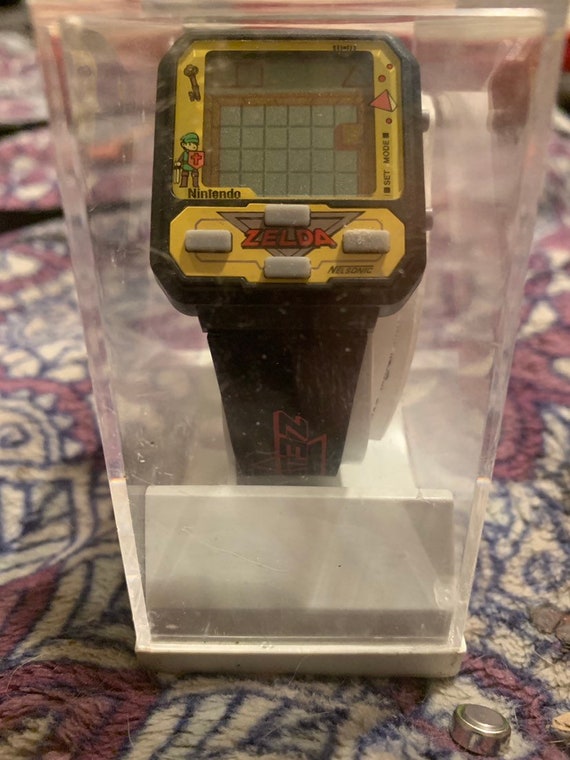 Rare Black Zelda Nintendo Nelsonic Game Watch Mint in Box Unused