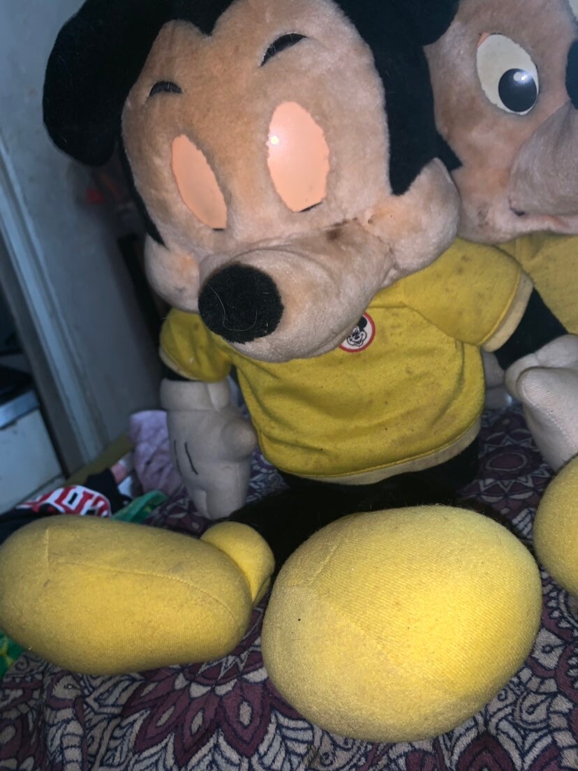 mickey mouse cassette doll