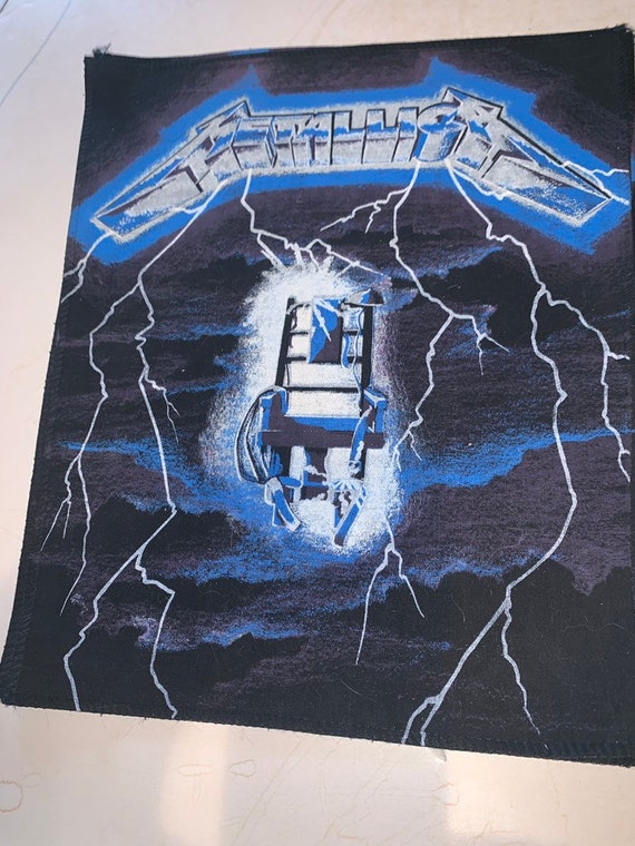 Metallica - Blue - Embroidered Rocker Style Logo – Pull The Plug