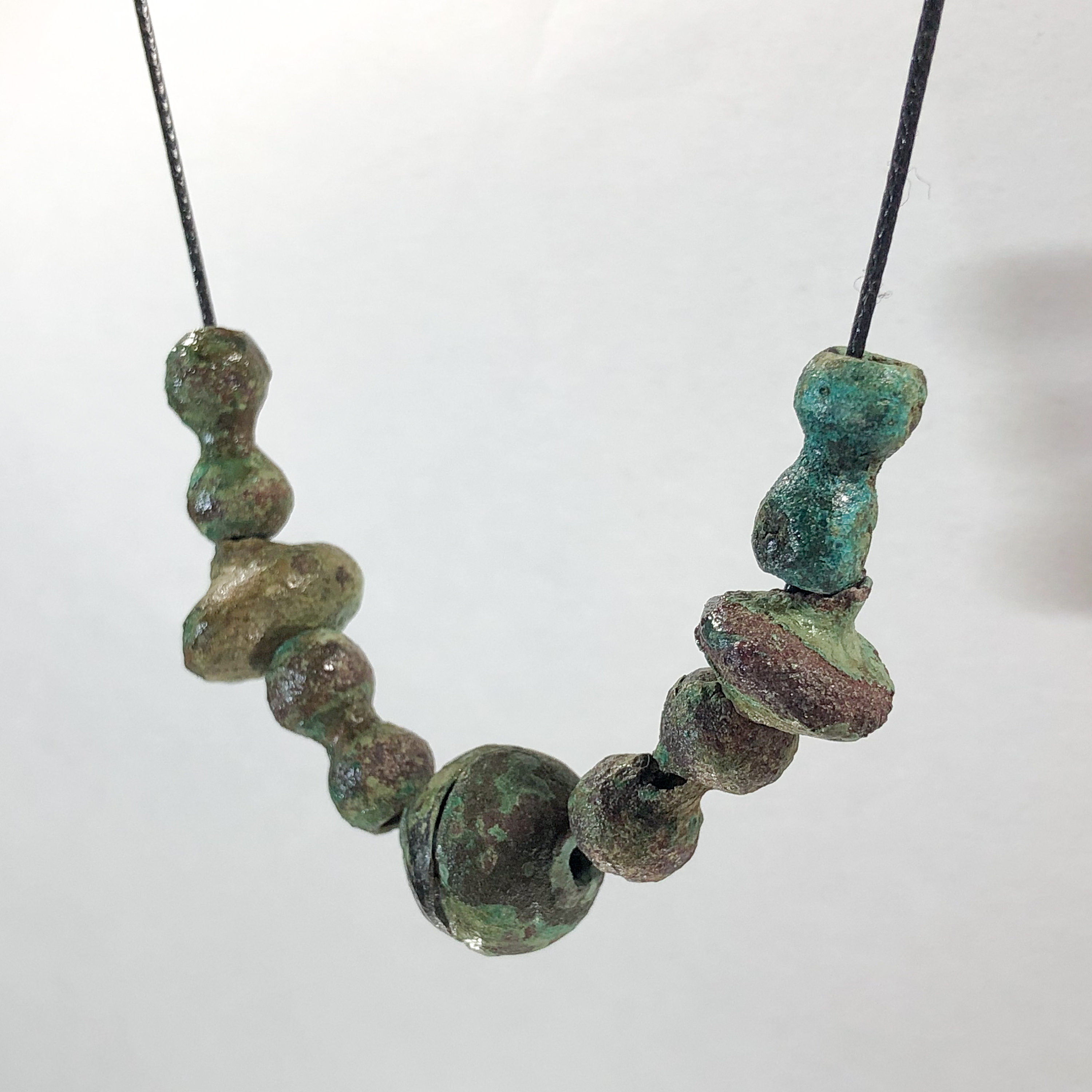 Ancient Celtic Bronze Necklace with 7 Bronze Elements / Etsy