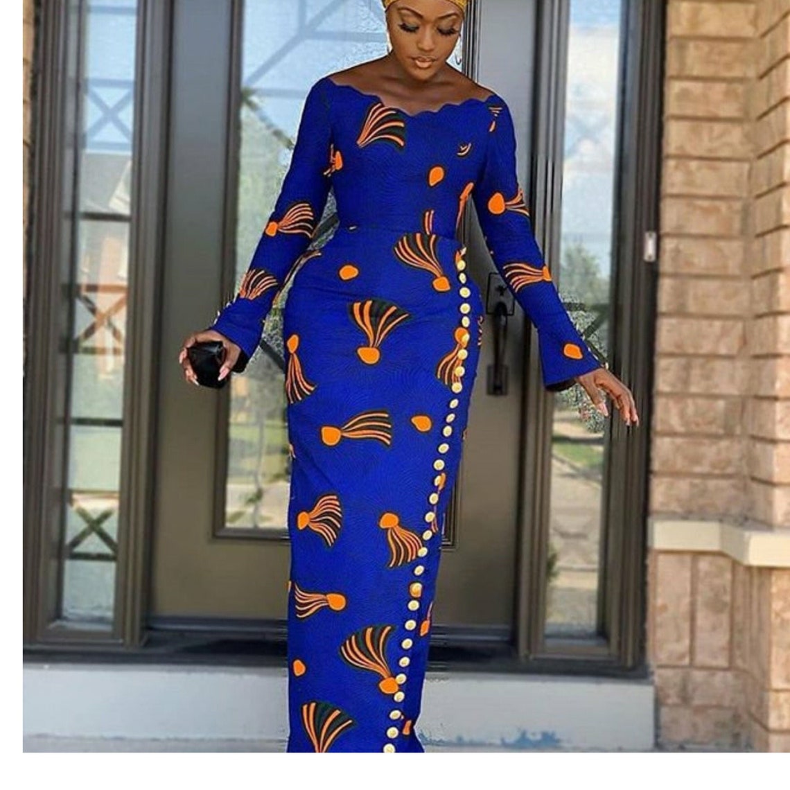 Blue Maxi Dresses for Womenwedding Dresses African Women Etsy