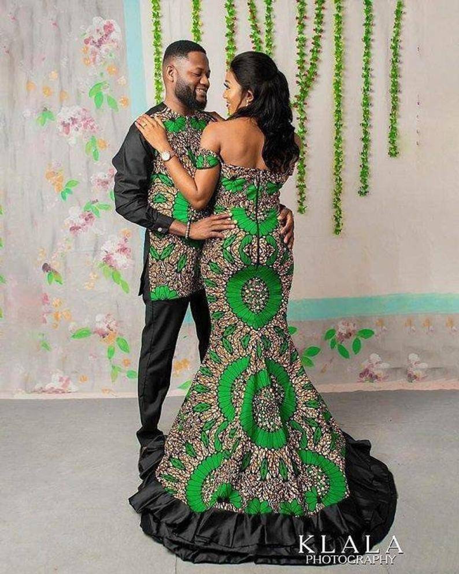 Couples African Wedding Outfitkaftan Wedding Attire Couples Etsy 